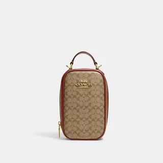 Eva Phone Crossbody In Colorblock Signature Canvas