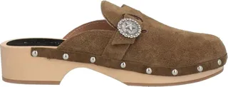 Mules & Clogs Khaki