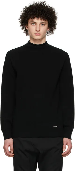We11done Black Cashmere Sweater