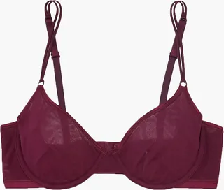 Soiré Confidence mesh underwired soft-cup bra
