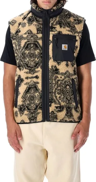 Carhartt WIP Logo Detailed Zip-Up Gilet