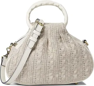 Patricia Nash Milburn Crossbody (Beige) Handbags