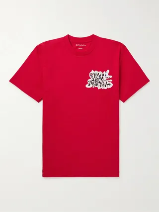 Metal Warp Logo-Print Cotton-Jersey T-Shirt