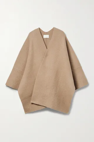 Lauren Manoogian - Duo Mantle Alpaca-blend Felt Cape - Neutrals