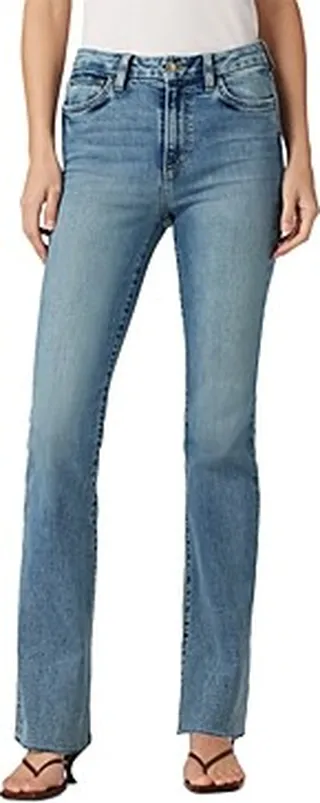 Joe's Jeans The Hi Honey High Rise Bootcut Slit Hem Jeans in Over It