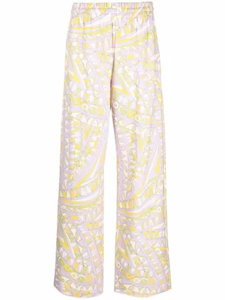 Bandierine-print track pants