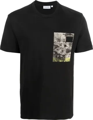logo-print cotton T-shirt