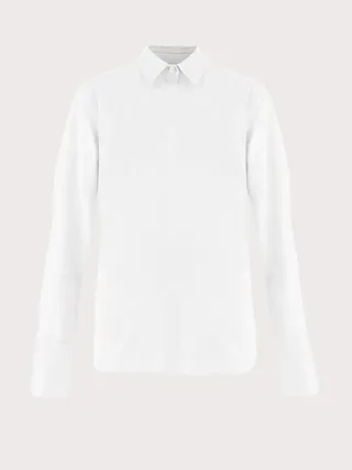Ferragamo Men Cotton stretch shirt White