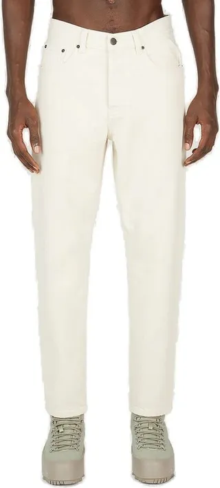 Carhartt WIP Logo-Patch Straight-Leg Trousers
