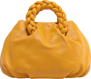 Leather shoulder bag