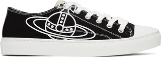 Vivienne Westwood Black Plimsoll Sneakers