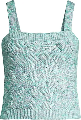 Lattice Cable-Knit Camisole