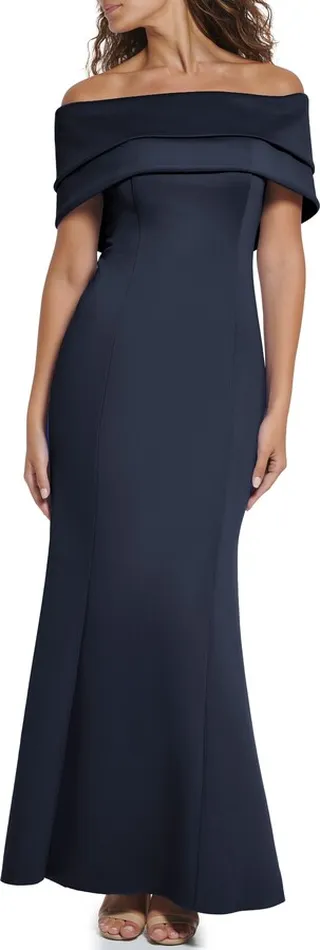 Off-The-Shoulder Gown