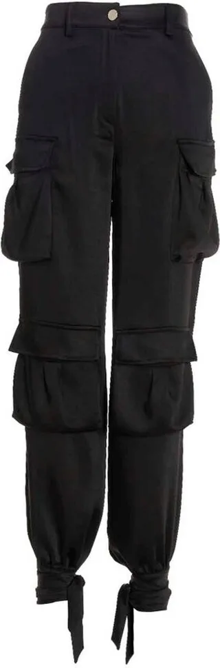 Pinko Straight-Leg Pocket-Detailed Pants