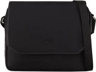 Emporio Armani Black Messenger Crossbody Bag