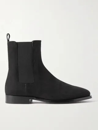 Grunge Suede Chelsea Boots