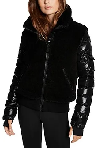 Sam. Carson Sherpa Bomber Jacket