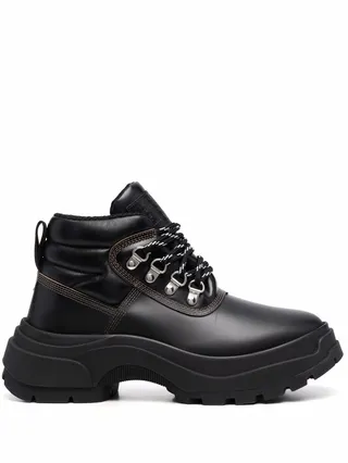 Lace-Up Ankle Boots