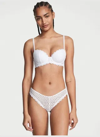 Eyelet Lace Brazilian Panty