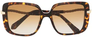 Oversize-Frame Tinted Sunglasses