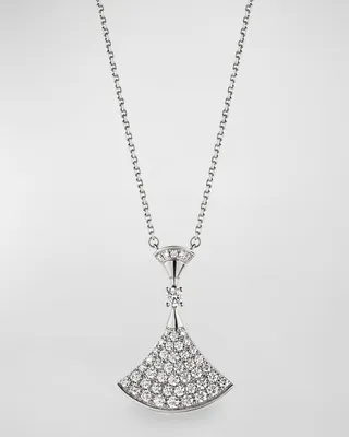 Divas' Dream Diamond Pendant Necklace in 18k White Gold