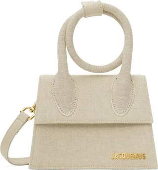 Jacquemus Beige Le Papier 'Le Chiquito Noeud' Bag