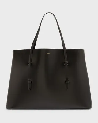 Mina 50 Calf Leather Tote Bag