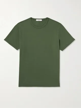 Garment-Dyed Cotton-Jersey T-Shirt