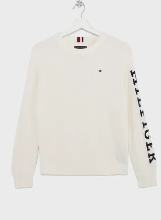 Kids Side Logo Sweater