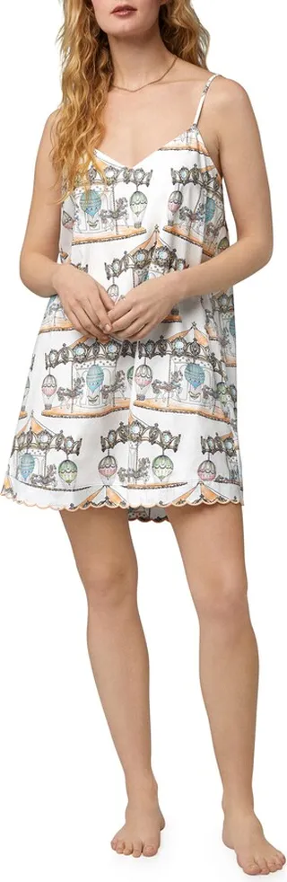 Carousel Organic Cotton Poplin Nightgown