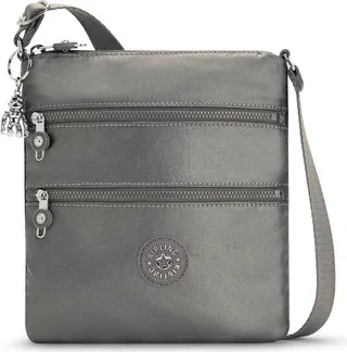 Kipling Keiko Metallic Crossbody Mini Bag Moon Gr Met Gg