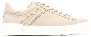 Pebbled Low-Top Sneakers