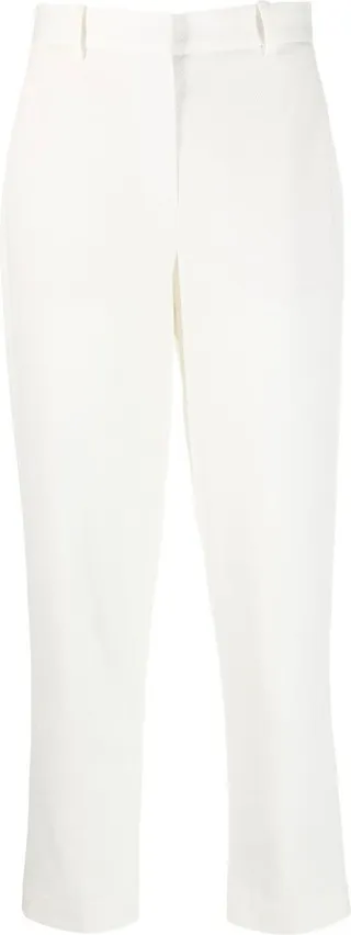 High-Waist Cropped Trousers