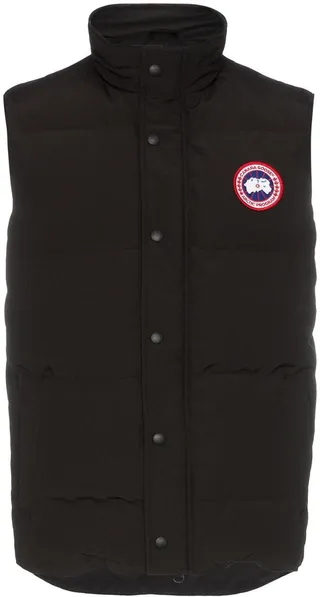 Garson sleeveless feather down cotton blend vest