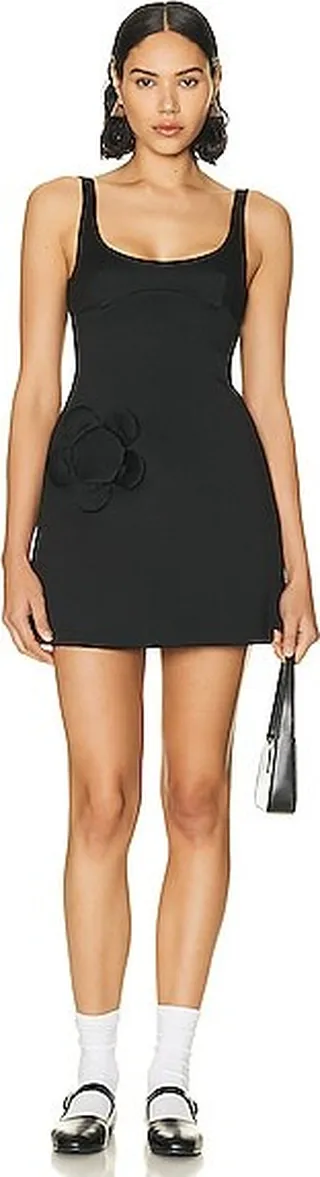 Sandy Liang Symone Dress in Black