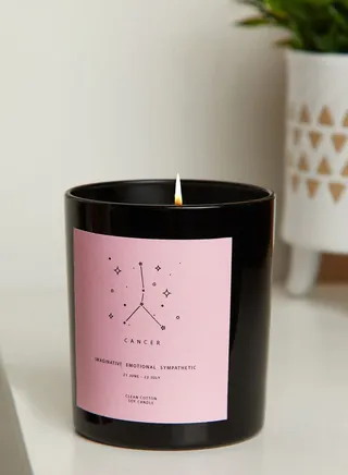 Cancer Clean Cotton Candle