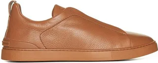 Ermenegildo Zegna Round Toe Slip-On Sneakers