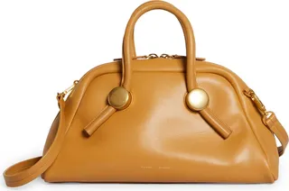 Leather Bowler Bag
