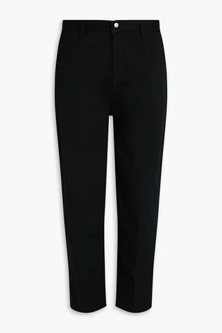 Cotton-blend twill chinos