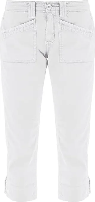 Aventura Clothing Arden Crop Pants (White) Women's Clothing