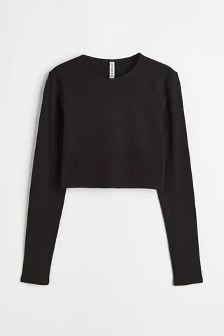 Ribbed Crop Top
