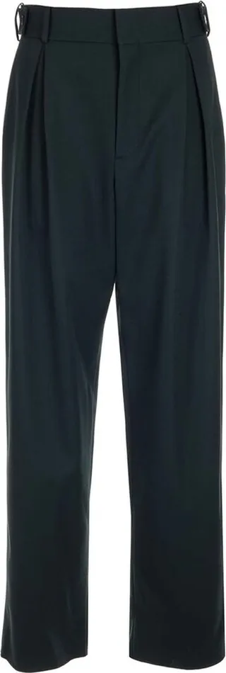 Bottega Veneta Pleated Straight Leg Pants