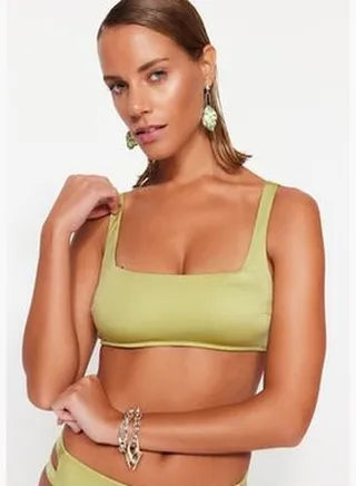 Green Bralette Bikini Top TBESS21BU0303