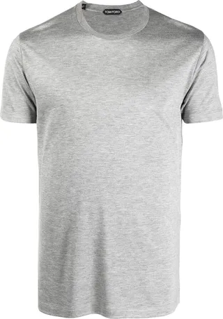plain crew-neck T-shirt