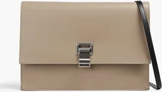 Lunch leather shoulder bag