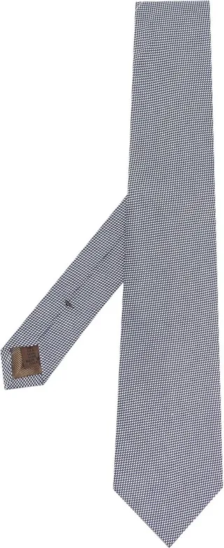 Textured-Finish Silk Tie