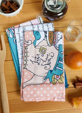 Pretty Things Set of 3 Kitchen Tea Towels