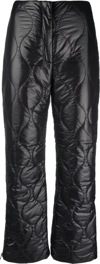 Quilted Cropped Trousers