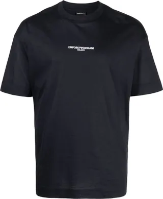 logo-print cotton T-shirt