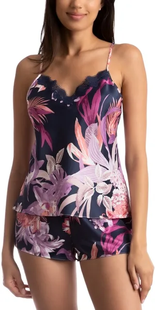 Linea Donatalla Women's Mina Tropical Printed Satin 2-Pc. Set